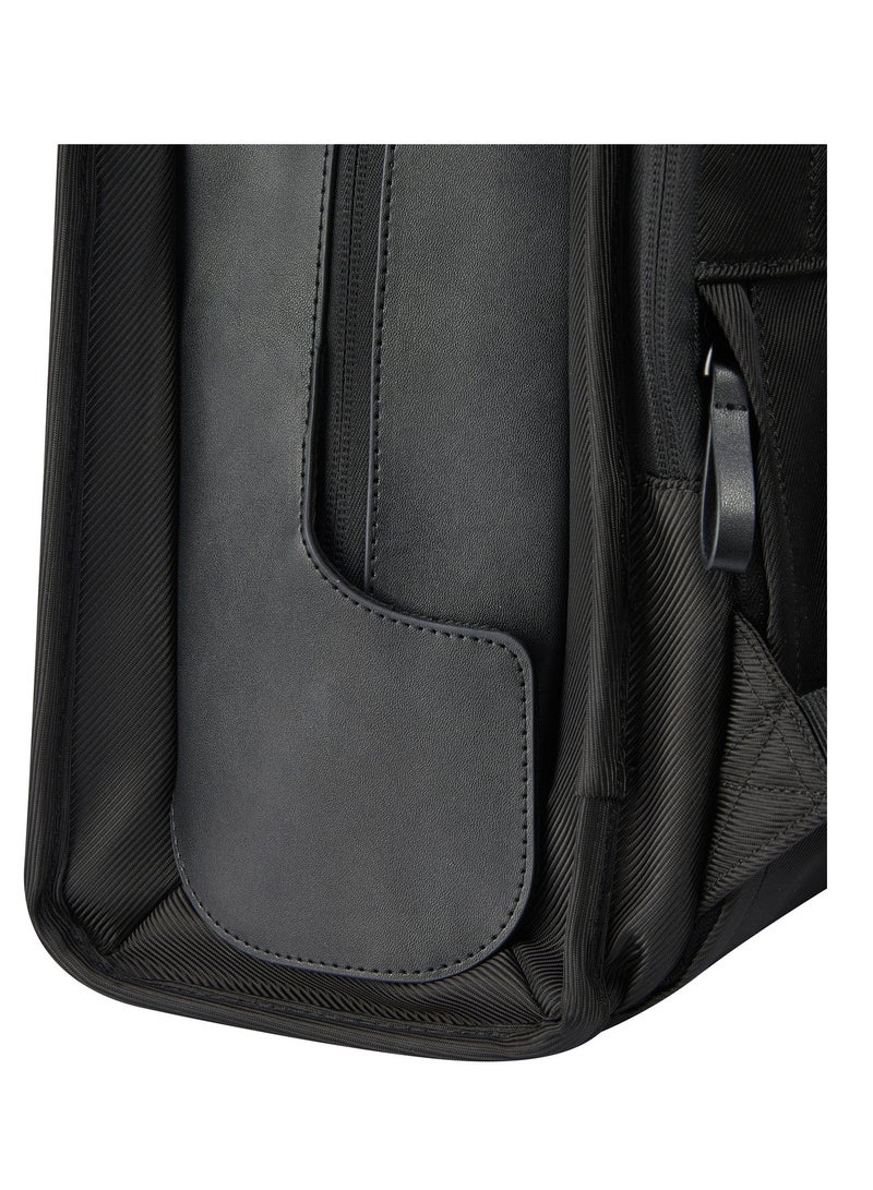 Delsey Arche 2 Compartment Satchel Laptop Protection 15.6 inch Black