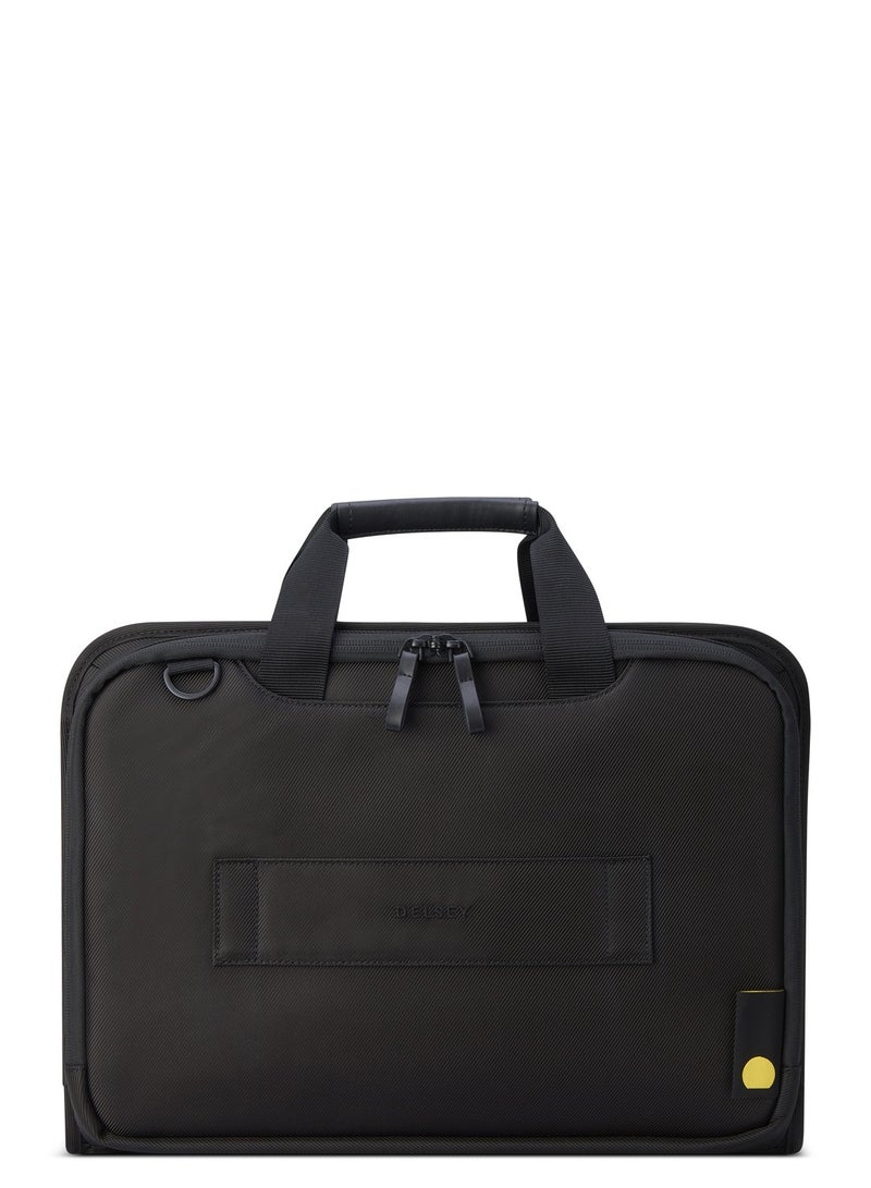 Delsey Arche 2 Compartment Satchel Laptop Protection 15.6 inch Black