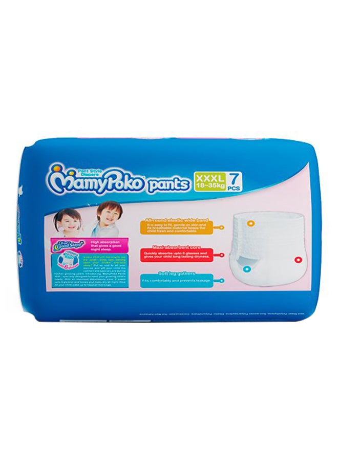 Pant Diapers, Size XXXL, 18-35 Kg, 7 Count