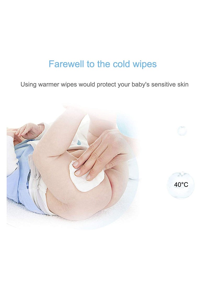 Usb Baby Wipe Warmer, 5v Portable Usb Baby Infant Wet Wipes Warmer Bag for Travel and on the Go, Most Suitable Temperature for Baby's Skin, for Outdoor Travel or Indoor(1 Pack)