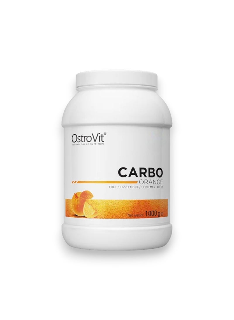 Carbo, Orange Flavour, 1000g