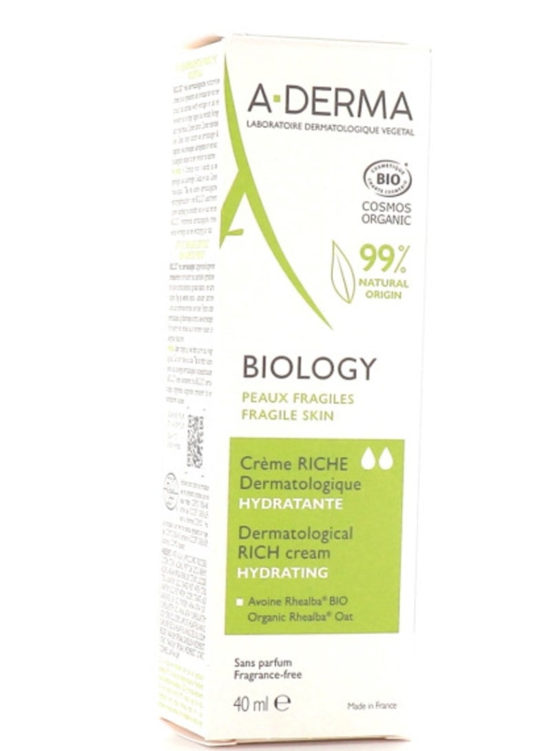 Biology Dermatological Moisturizer Rich