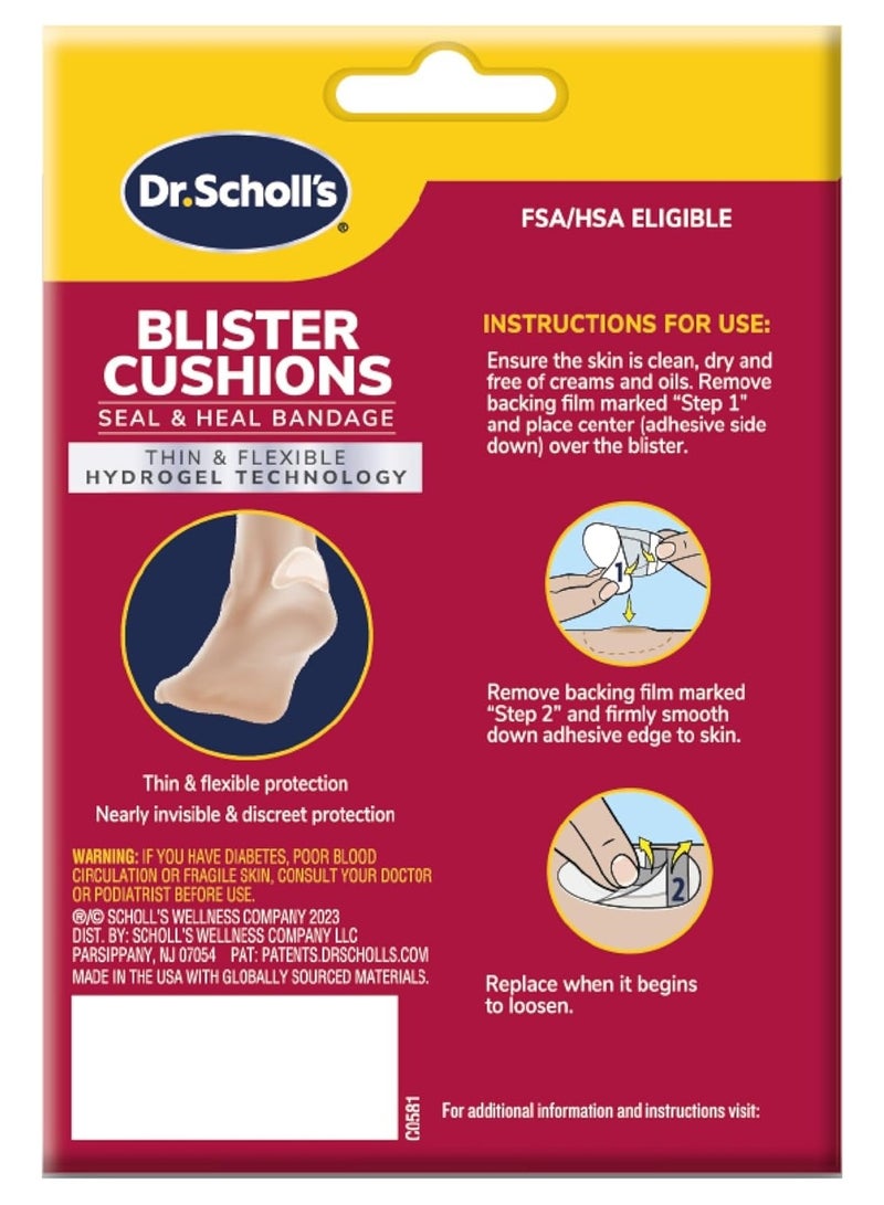 Blister Cushions Seal & Heal Bandage 8 Cushions