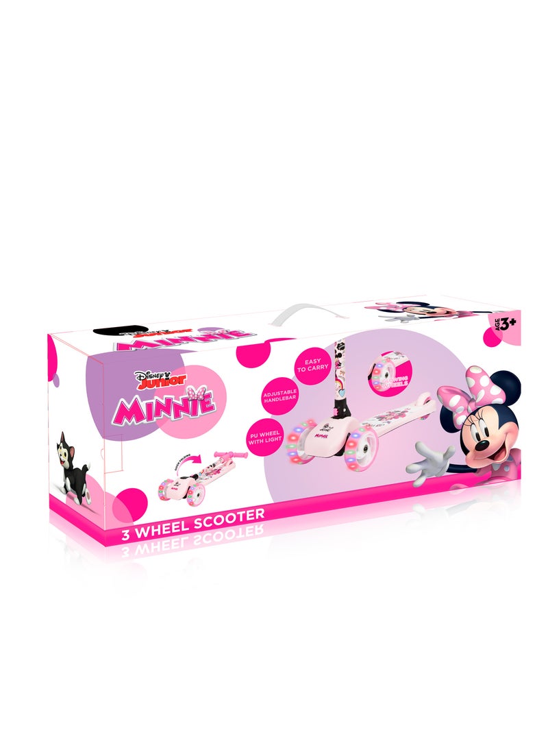 Spartan Disney Minnie 3-Wheel Light Up Scooter for Kids