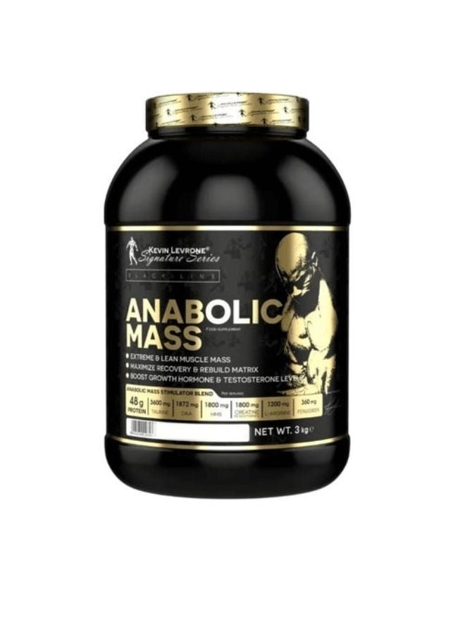 Anabolic Mass, Pro Muscle Building Weight Gainer, Chocolate Flavour, 3kg