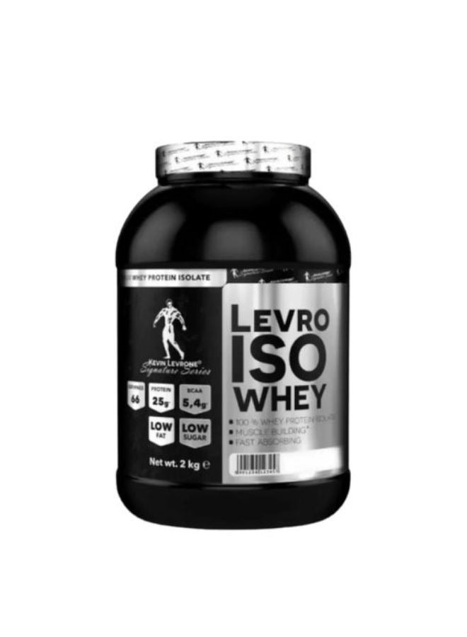 Levro Iso Whey, 100% Whey Protein Isolate, Vanilla Flavor, 2kg