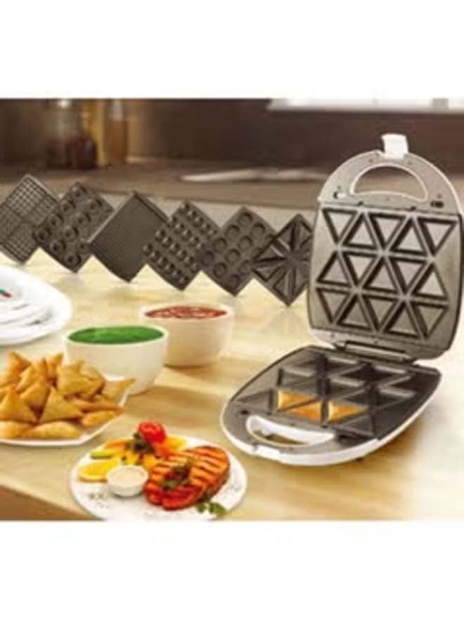 7 In 1 Multi Snack Maker NL-7M-1542-WH With Removable Plates 1400.0 W NL-7M-1542-WH White