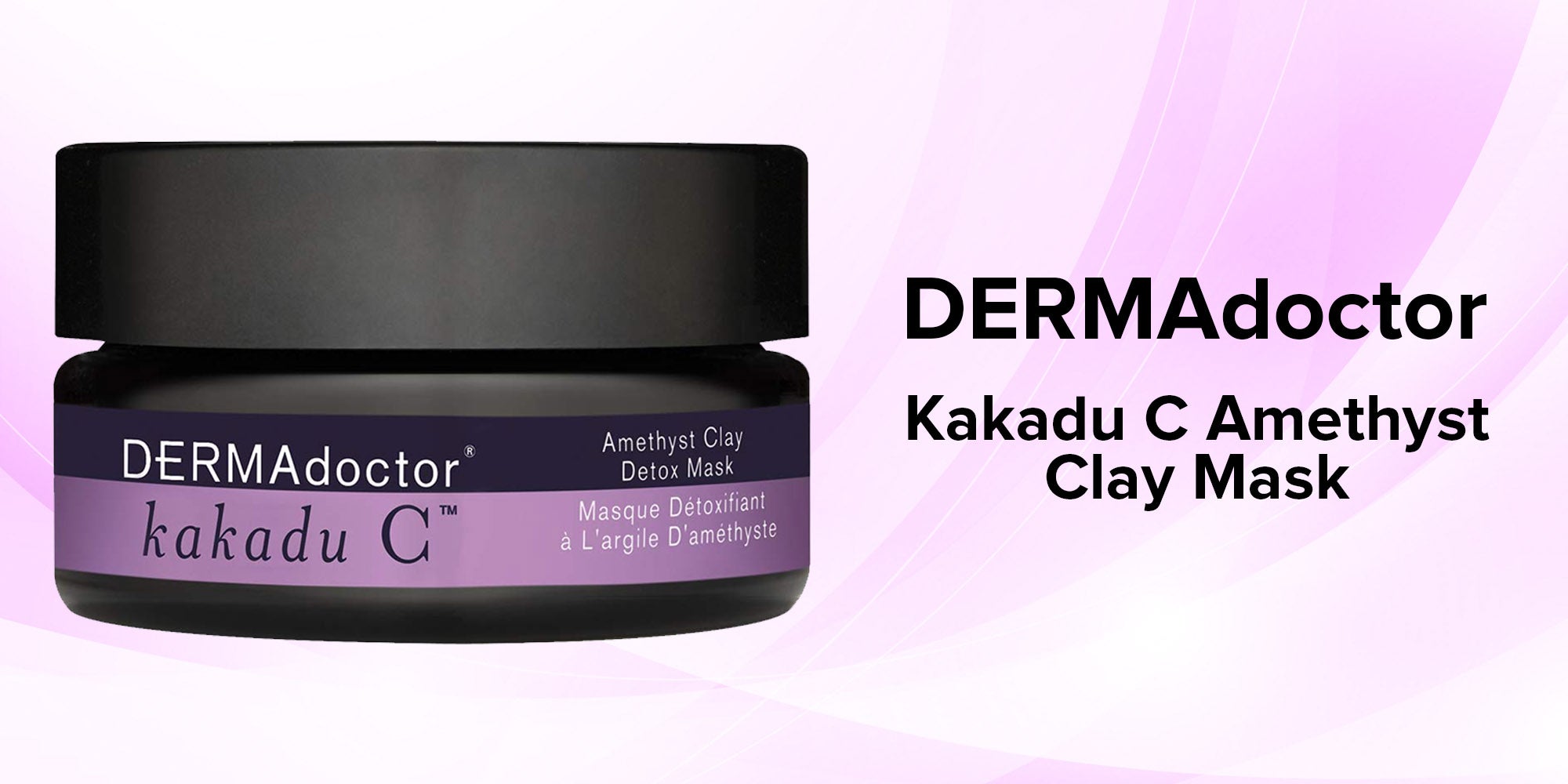 Kakadu C Amethyst Clay Mask, 50 ml Black/Purple 50ml