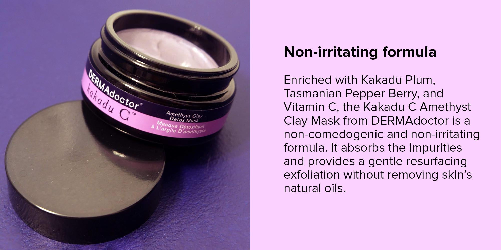Kakadu C Amethyst Clay Mask, 50 ml Black/Purple 50ml