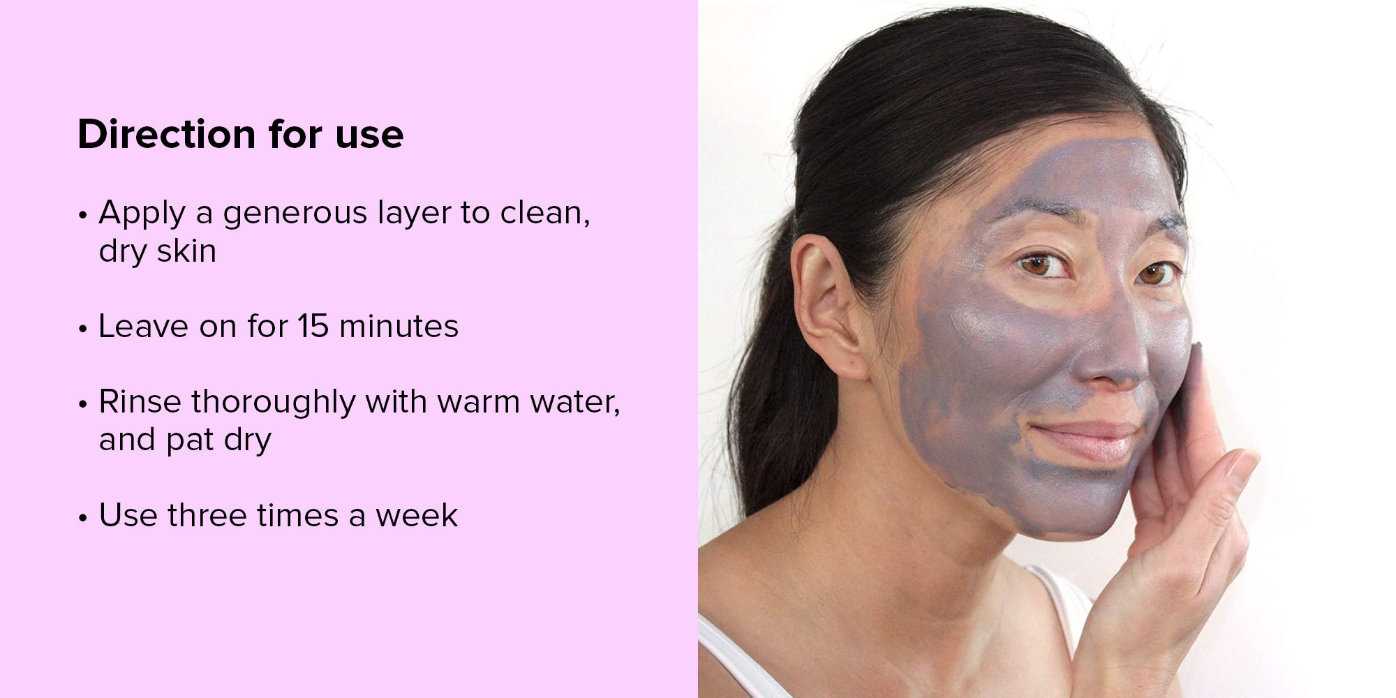 Kakadu C Amethyst Clay Mask, 50 ml Black/Purple 50ml