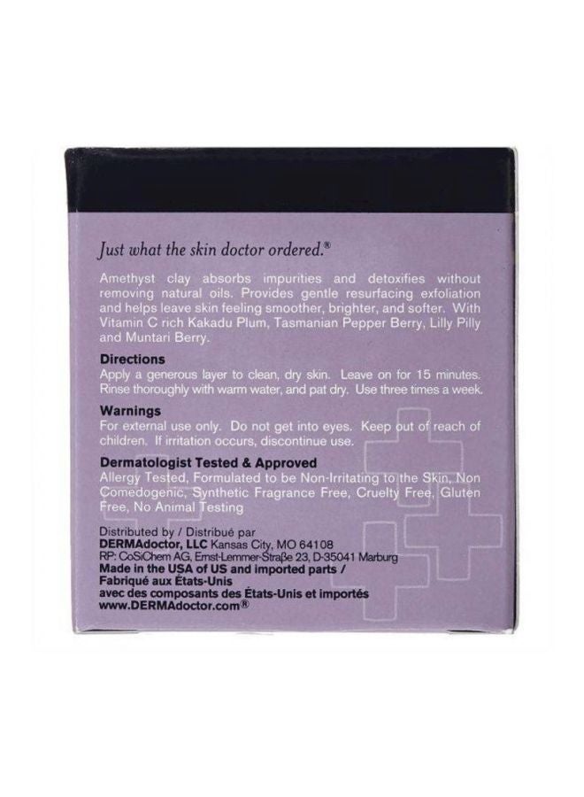 Kakadu C Amethyst Clay Mask, 50 ml Black/Purple 50ml
