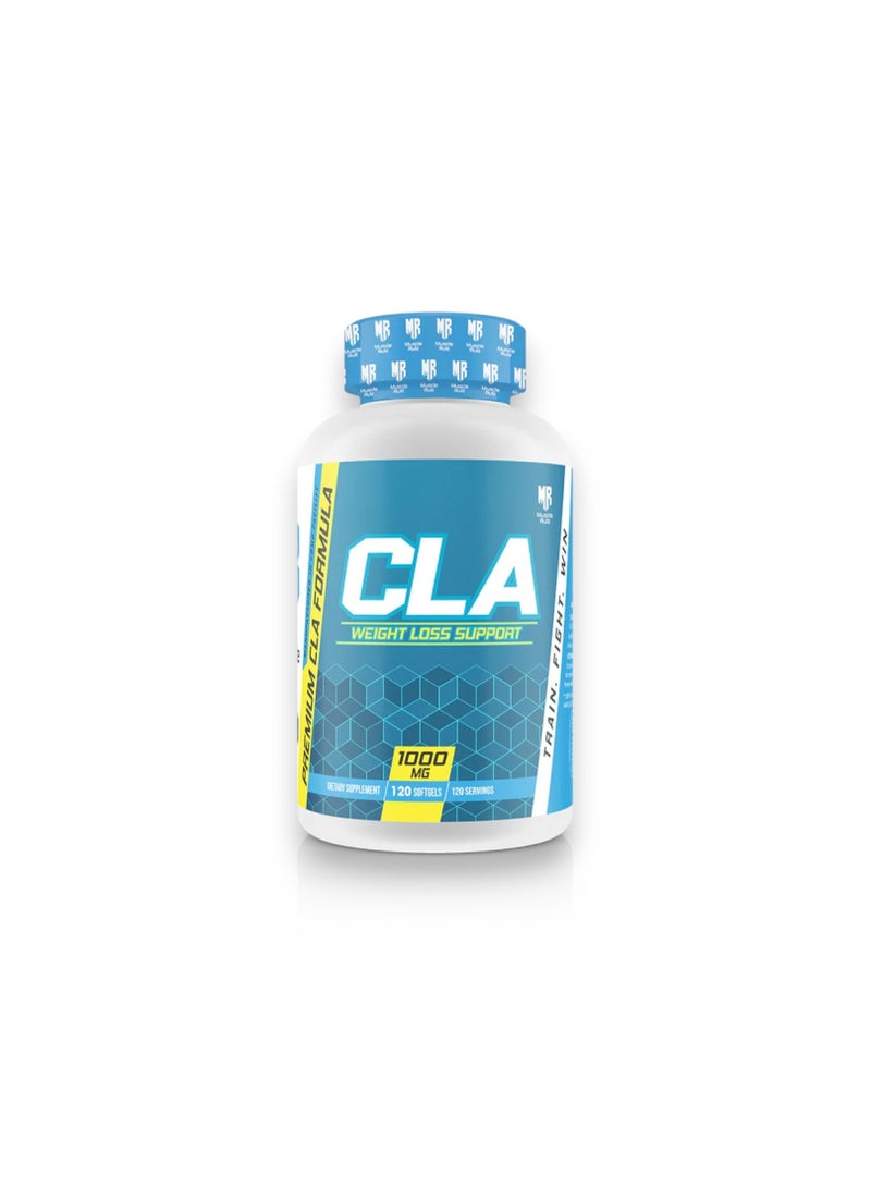 CLA 1000mg, Premium CLA Formula,  Weight Loss Support, 120 Servings