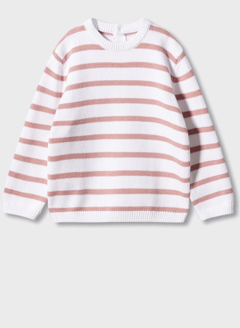 Infant Striped Knitted Sweater