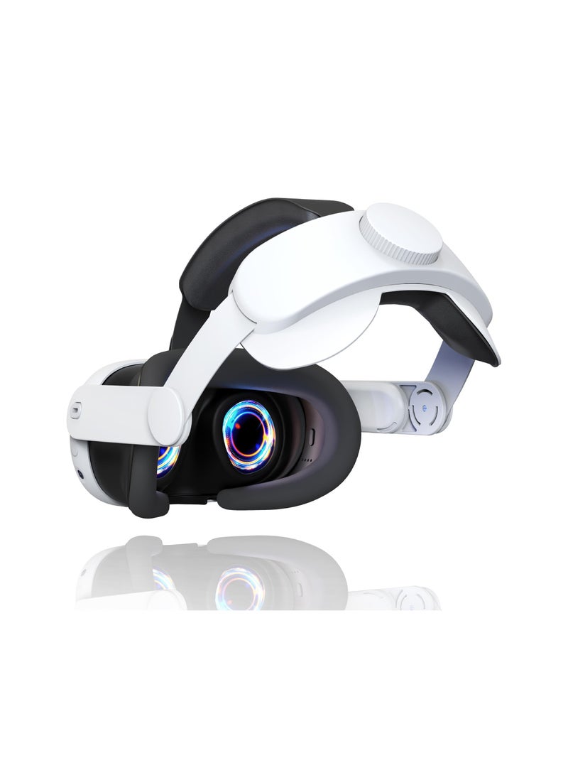 Adjustable Head Strap Compatible Meta Quest 3 - Lightweight Elite Strap Accessories for VR Headset