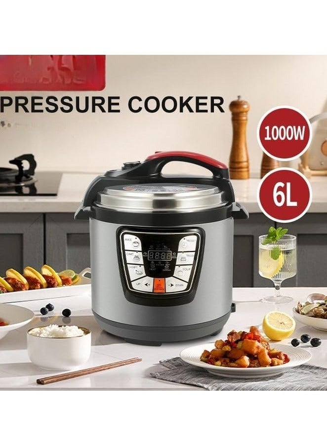 Electric Pressure Cooker Durable Non-stick Pot Pressure Cooker Cooks fast  including Overheat Protection saves time and cooks faster
