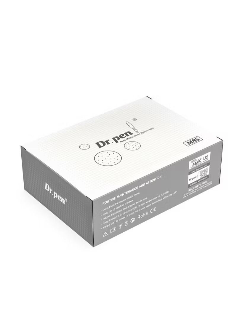Dr. Pen M8S Microneedle Pen Cordless Beauty Pen Skincare Tools Set with 10pcs Replacement Cartridges