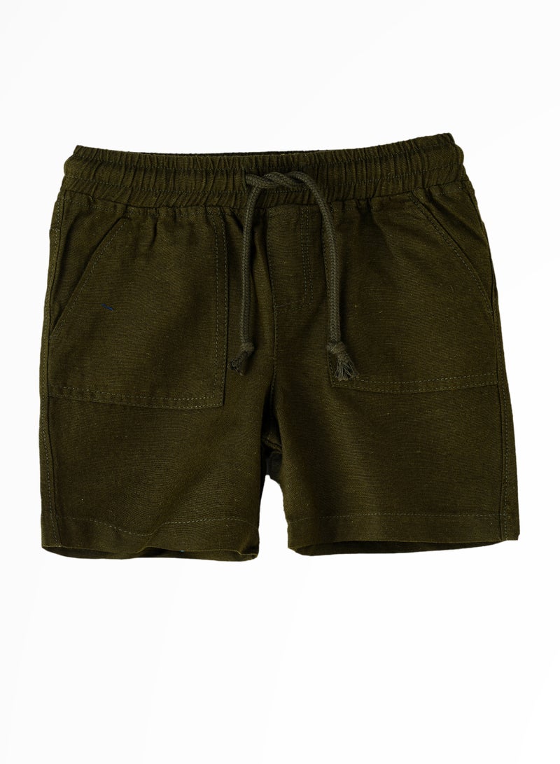 Desert Adventures: Boys' Comfy Cotton Shorts Playful & Cool