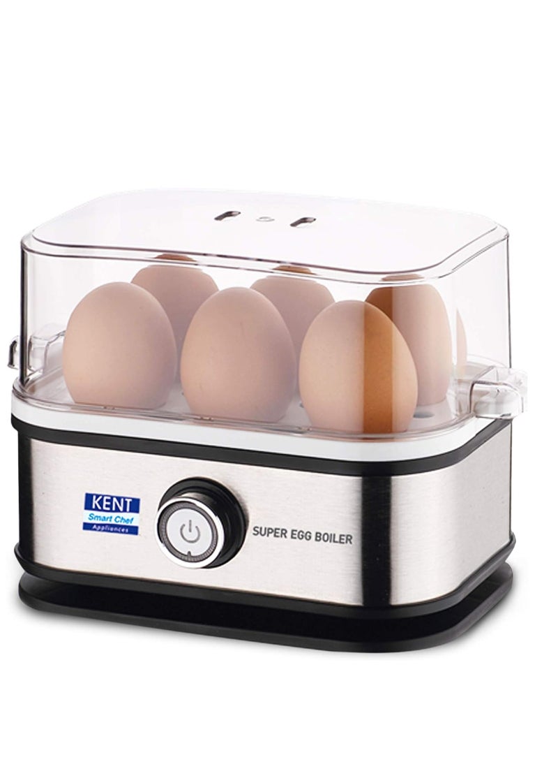Super Egg Boiler 400W | Boils upto 6 Eggs At a Time | 3 Boiling Modes | Stainless Steel Body and Heating Plate | Automatic Turn-Off