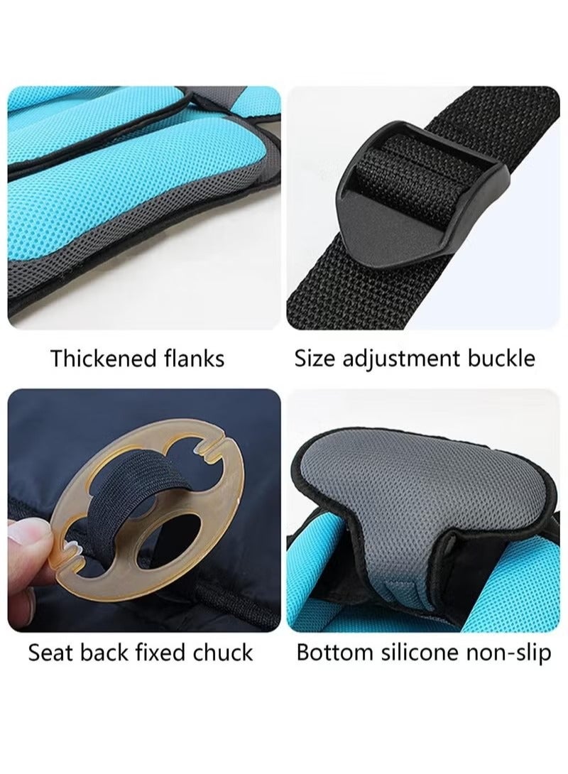 Auto Child Safety Seat Simple Car Portable Seat Belt, Foldable Car Seat Booster Seat for Car Protection, Travel Car Seat Accessories