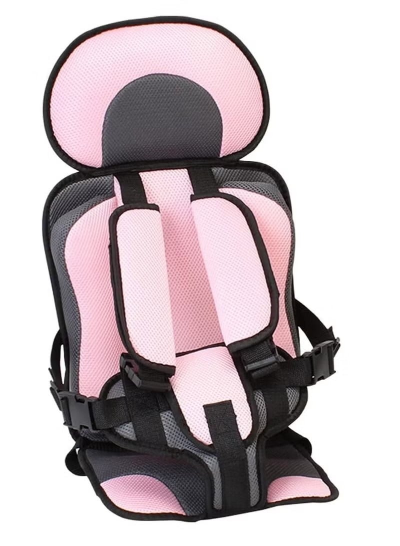 Auto Child Safety Seat Simple Car Portable Seat Belt, Foldable Car Seat Booster Seat for Car Protection, Travel Car Seat Accessories