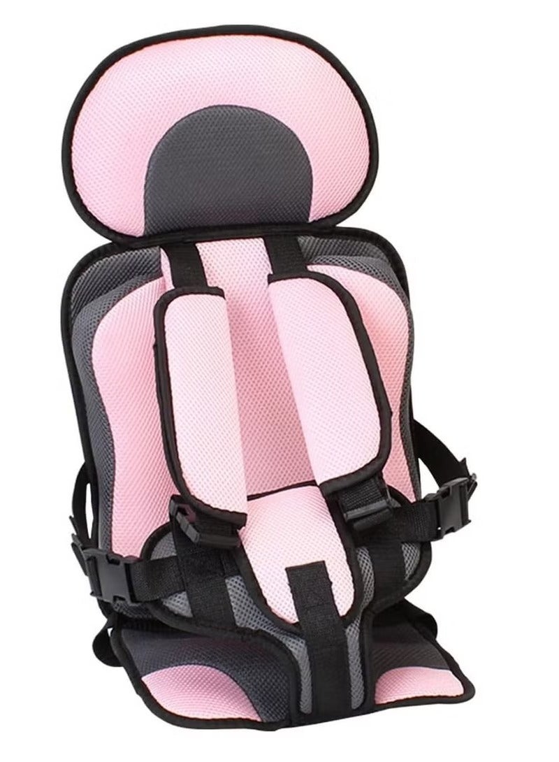 Child Safety Seat Simple Car Portable Seat Belt, Foldable Car Seat Booster Seat for Car Protection