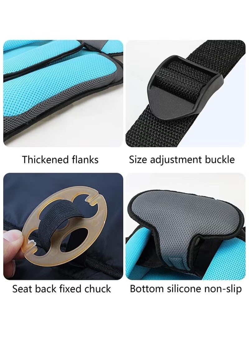 Child Safety Seat Simple Car Portable Seat Belt, Foldable Car Seat Booster Seat for Car Protection