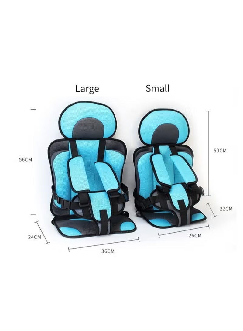 Child Safety Seat Simple Car Portable Seat Belt, Foldable Car Seat Booster Seat for Car Protection