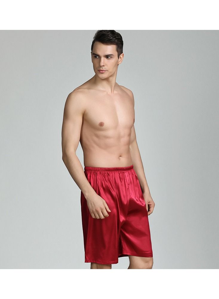 Solid Color Shorts Red