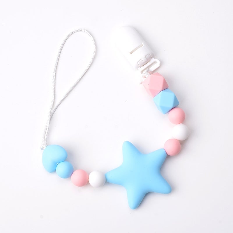 Fashion Simple Covenient Creative Star Cute Heart Baby's Pacifier Accessory