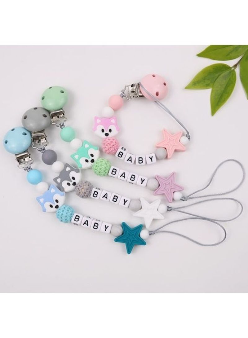 Ylsteed 1-Piece Soft Silicon Non-Toxic Cute Baby's Pacifier Chain