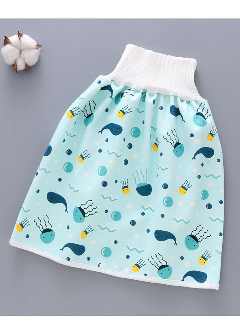 Toddler Training Waterproof Diaper Skirt For Baby