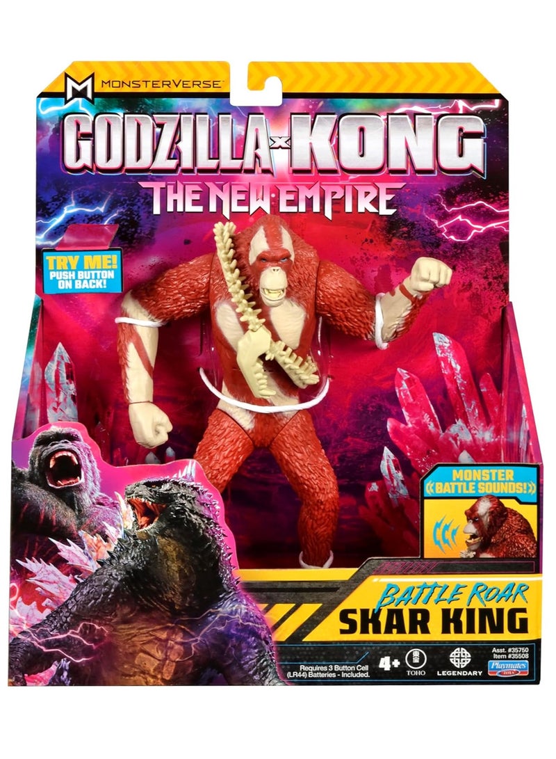 Godzilla x Kong The New Empire: Rattle Roar Skar King Figure - 7 Inches