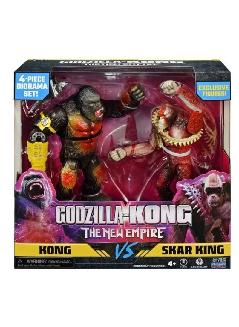 Godzilla x Kong The New Empire: Kong VS Skar King - 6 Inches