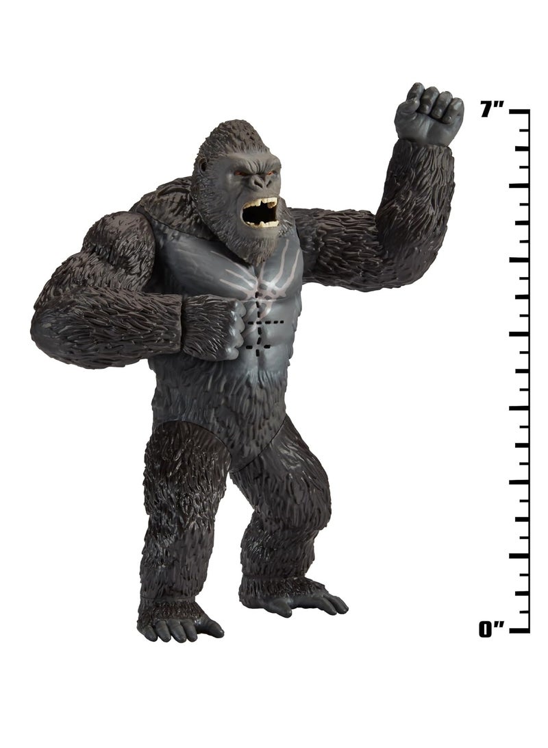 Godzilla x Kong The New Empire: Rattle Roar Kong Figure - 7 Inches