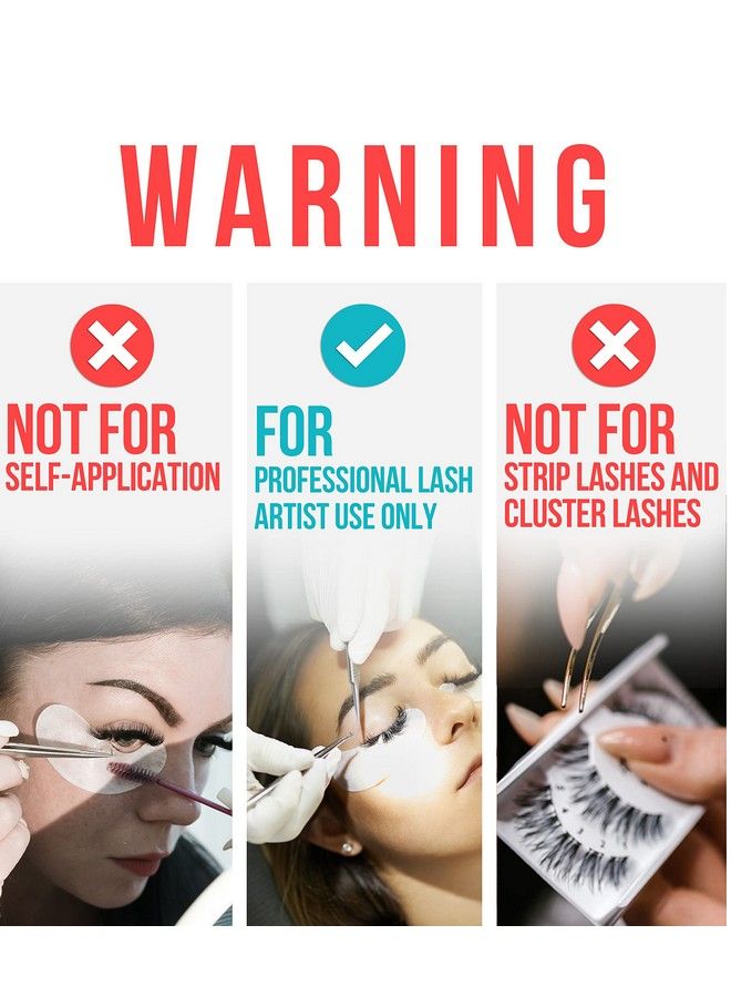 Lightning Speed Eyelash Extensions Glue Stacy Lash 5Ml/ 0.17 Fl. Oz/ 0.3 Sec Drying Time/Retention 68 Weeks/Lowest Fumes/Maximum Bonding Power/Black Adhesive/Professional Supplies