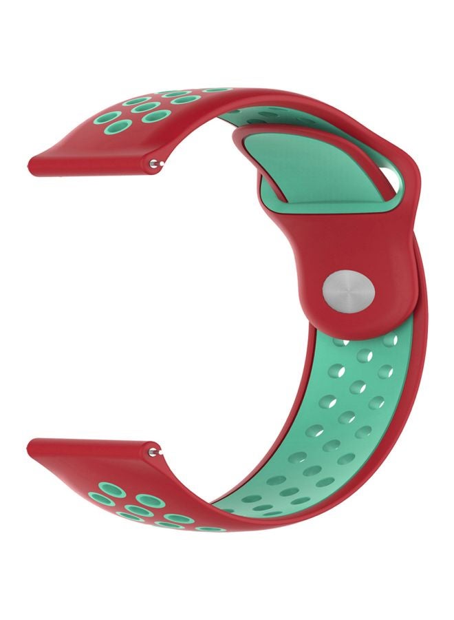 Replacement Band For Honor MagicWatch 2 46mm Red/Green