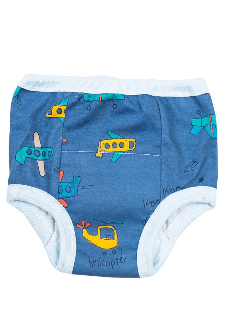 Squality Baby Training Washable Cut-Out Breathable Diaper Pants Blue