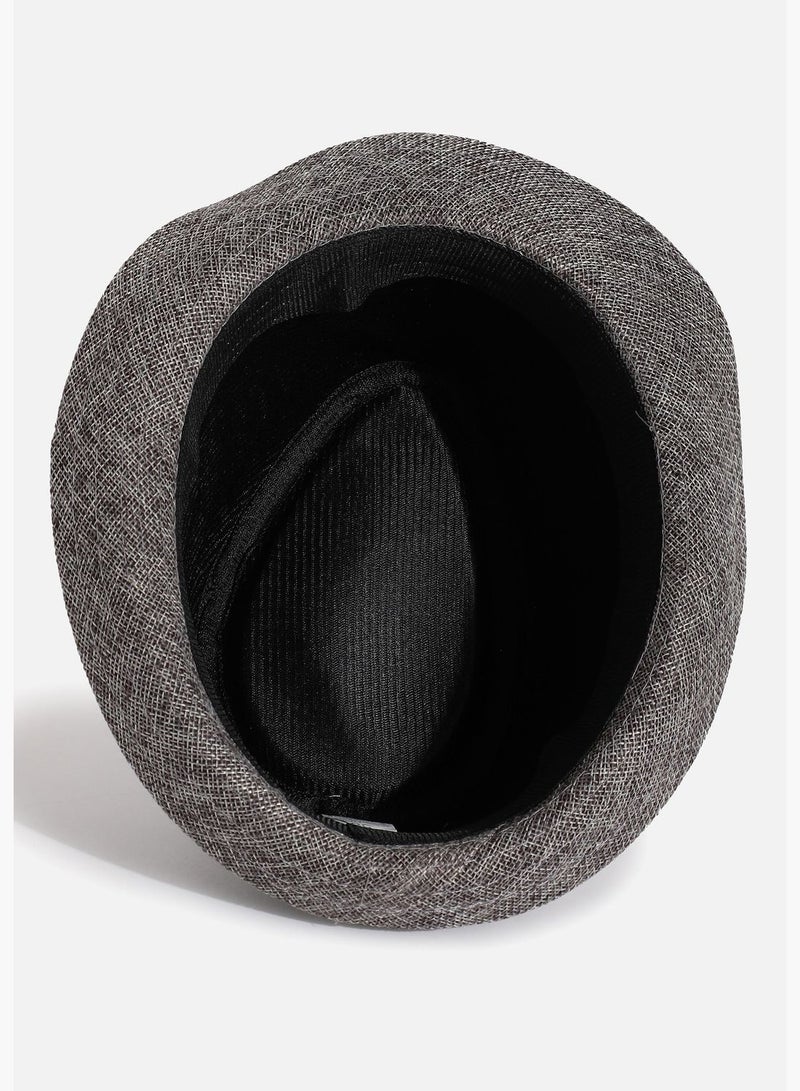 Casual Textured Fedora Hat