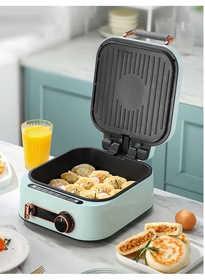 Electric Cake stall, Household Double-Sided Heating Pancake pan, Small New deepening Double-Sided Frying pan, Non-Stick, and Easy to Clean.