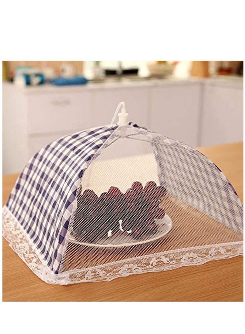 Food Mesh Cover Food Cover Tent Food Protector Net Tents Pop Up Mesh Screen Food Cover Tent Anti Fly Mosquito Umbrella Style Kitchen Tools
