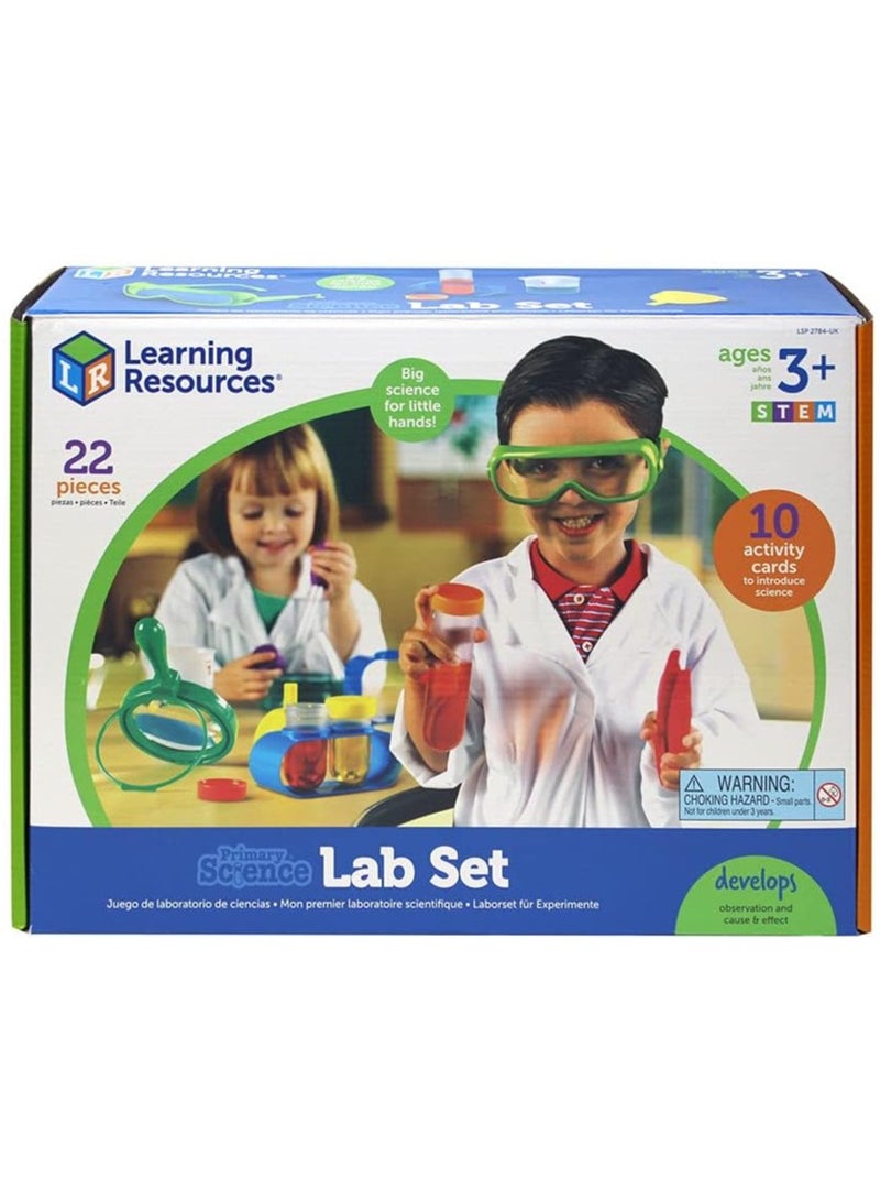 Primary Science Lab Set, 22 Pieces, Ages 3+, Multicoloured