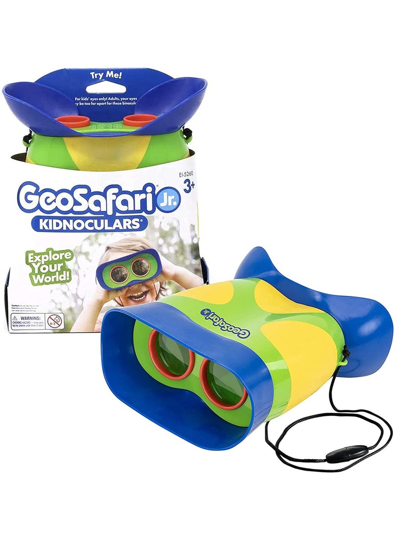 Educational Insights GeoSafari Jr. Kidnoculars Binoculars for Kids, Toddler & Kids Binoculars, Outdoor Play, Camping Gear, Ages 3+