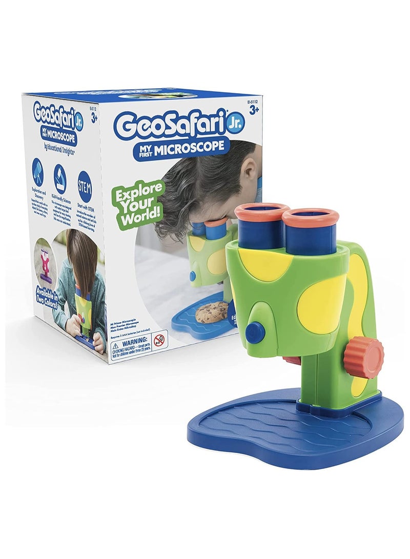 GeoSafari Jr. My First Kids Microscope Toy, Preschool Science, STEM Toy, Gift for Boys & Girls, Ages 3+