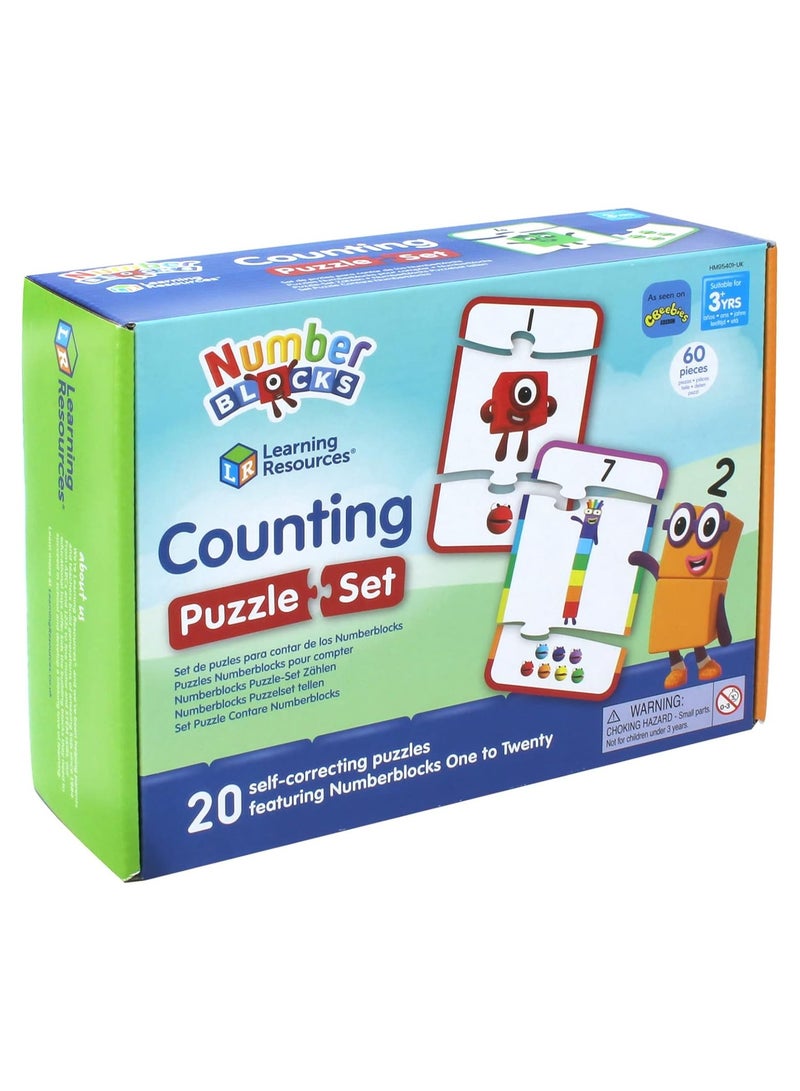 Numberblocks Counting Puzzle Set, One Size