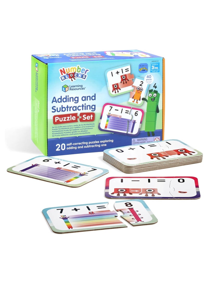 Numberblocks Adding and Subtracting Puzzle Set, One Size