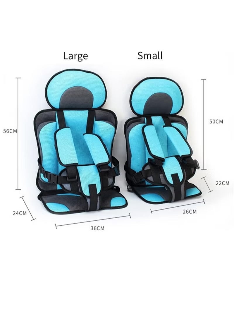 Child Safety Seat Simple Car Portable Seat Belt, Foldable Car Seat Booster Seat for Car Protection