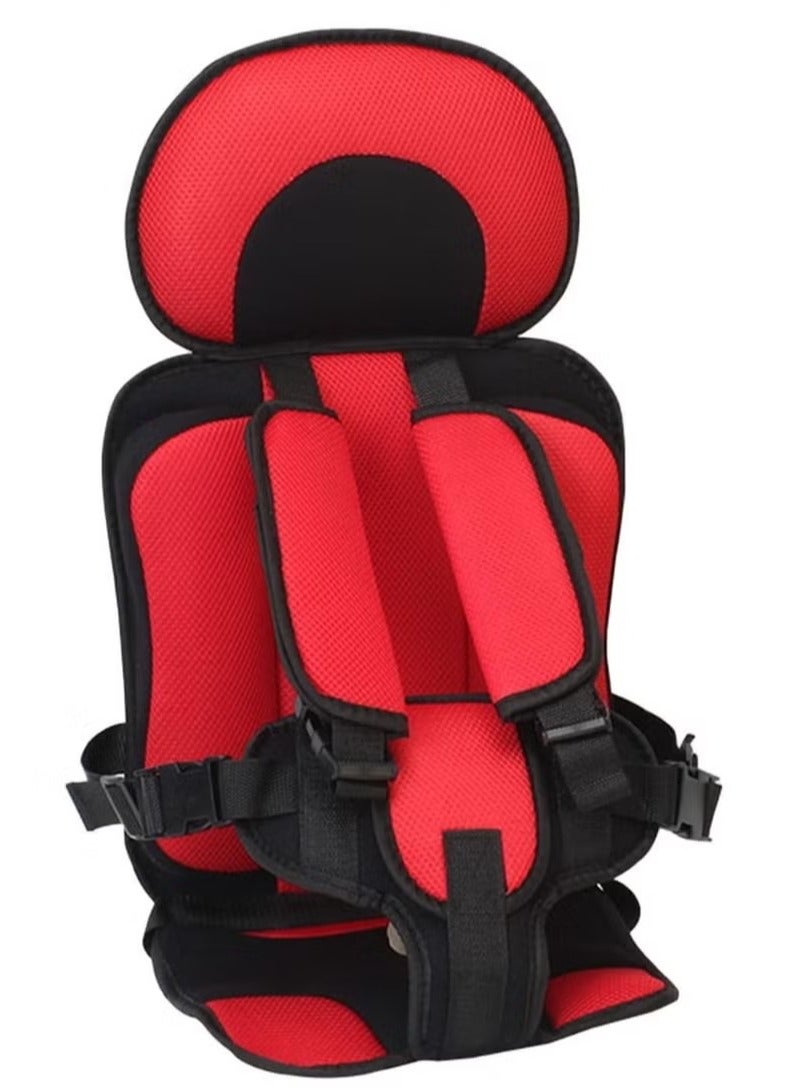 Child Safety Seat Simple Car Portable Seat Belt, Foldable Car Seat Booster Seat for Car Protection