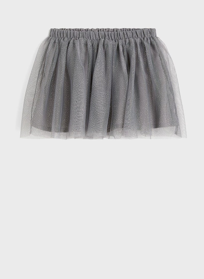 Kids Glittery Tulle Skirt