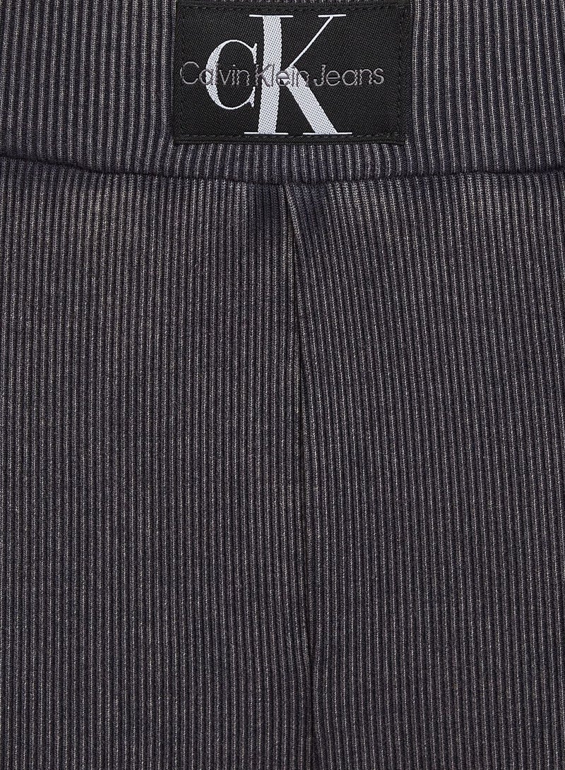 Logo Waistband Knit Pants