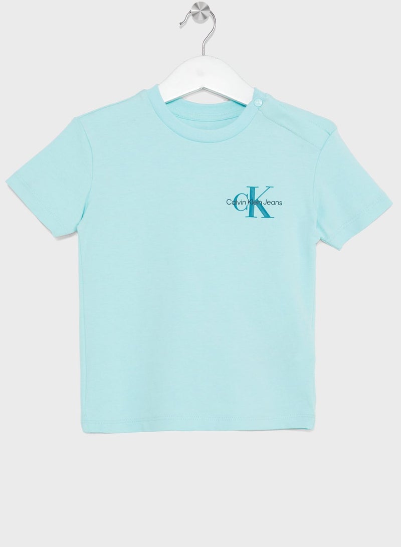 Kids Gradient Logo T-Shirt & Shorts Set